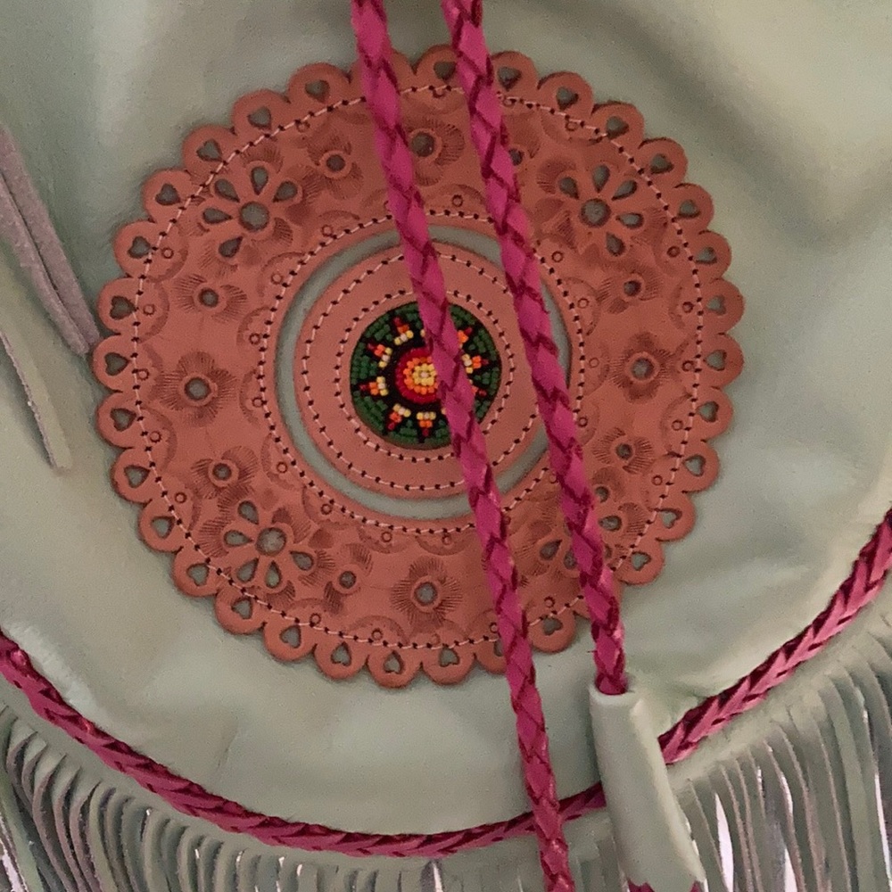 World family Ibiza ALOK bag in sea foam green - Picture 4 of 8